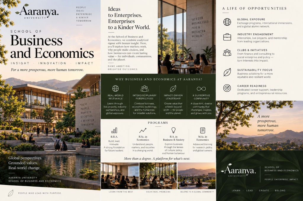 School of Business and Economics Brochure Preview
