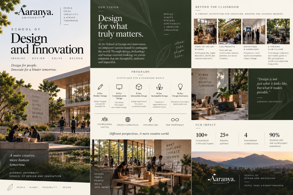 School of Design and Innovation Brochure Preview